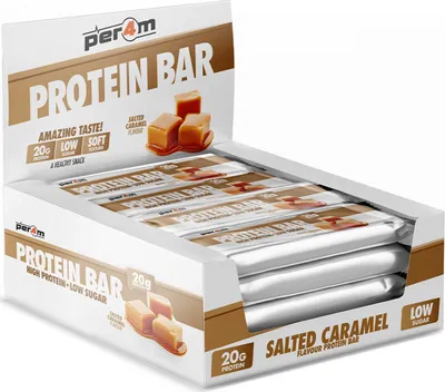 Produktbild von Per4m Protein Bar (12x62g) Salted Caramel - Riegel - Protein-Riegel