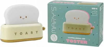 Produktbild von Mary's Led Nachtlampe Toaster Gelb