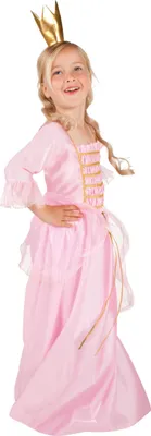 Produktbild von Zauberhafte Traumprinzessin Kinderkostüm rosa-gold - 134/140 (10-12 Jahre)
