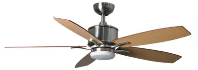 Obrázek produktu pro Stropní ventilátor Prima Nickel 132 cm s LED osvětlením a dálkovým ovládáním