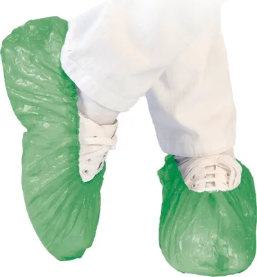 Produktbild von Überschuhe CPE, Einheitsgröße, grün, 100 Stück