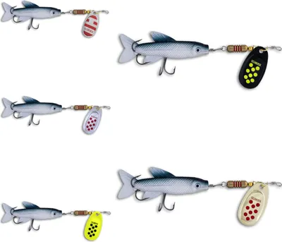 Immagine prodotto di Zebco Trophy Z-Spin Minnow No.5 Gold/Red Dots+Soft Bait Spinner