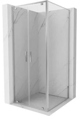 Obrázek produktu pro Mexen Exo posuvná sprchová kabina 120 x 120 cm, transparentní, chrom - 8182-120-120-01-00