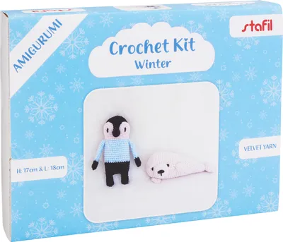 Produktbild von Stafil Amigurumi Häkelset Winter