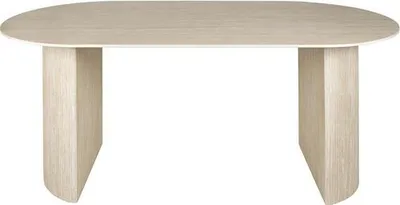 Produktbild von Hoyz-Kollektion – Esstisch 180 Arch – Travertin-Optik – MDF