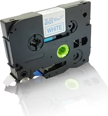 A label tape cartridge is shown against a white background.