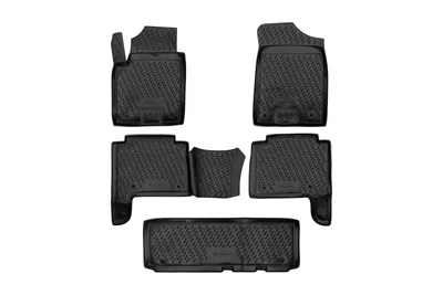 Zdjęcie produktu dla Mata podłogowa ELEMENT 3D do NISSAN Patrol, 2010->, 5-drzwiowy SUV, 5 szt.