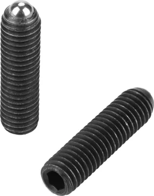Image de 10 pistons à ressort sphérique à six pans creux et filetage M8 en acier au carbone (M8*30)