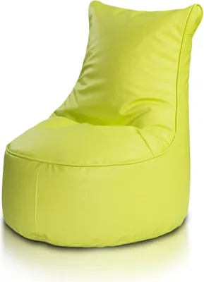 Obrázok produktu pre Sedací vak Beanbag S Kreslo z ekokože - Mäkké a pohodlné - Moderné - Farba: E16 svetlozelená