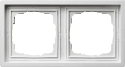 Image de Gira CADRE 2 FAUX SANS BRUCHES (N0212112RWS GL.)