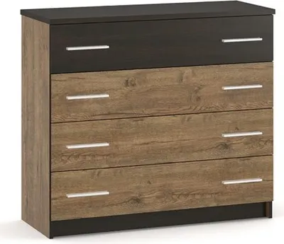 Obrázek produktu pro Komoda NODULOSA, dub april/wenge