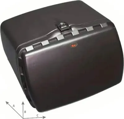 Zdjęcie produktu dla PUIG 0468N Maxi Box pasuje do SYM SYMPHONY SR 125 Czarny