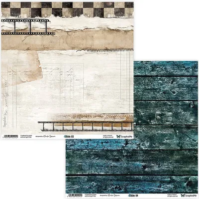 Obrázok produktu pre Scrapbooking papier 30x30 - ScrapAndMe - 4 ho 03/04