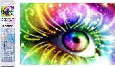 Produktbild von 40x30 cm Diamanten Malerei Zum Selbermachen DIY Diamond Painting Auge