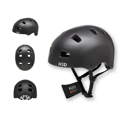 Produktbild von KED Citro City Fahrradhelm – Maxshell Schutz, K-Lock Verschluss Und Sichtbarkeit Farbe: black matt Größe: 57-62 (L)