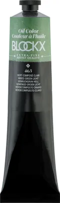 Produktbild von Blockx Ölfarbe, Hellgrün - Tube 200ml - Gemischtgrün hell 216463BXC