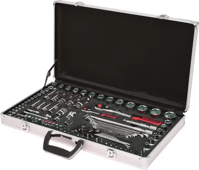 Obrázok produktu pre KS TOOLS 1/4"+1/2" CHROMEplus sada nástrčných kľúčov 102 ks - 918.0702