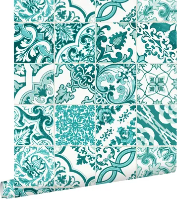 Obrázek produktu pro ESTAhome tapety vzor tyrkysová 53 cm x 10,05 m