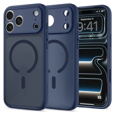 Obrázok produktu pre Spigen Ultra Hybrid (MagFit), Ochranný obal, Apple, iPhone 18 Pro / 17 Pro, 16 cm (6.3"), Tmavo modrá