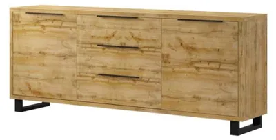 Immagine prodotto di Credenza HALLE cassettiera 200x45x83cm rovere Wotan