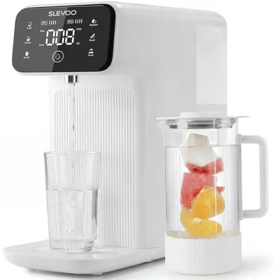 Image de Système de filtration d'eau, système d'osmose inverse à 6 étapes avec moniteur de TDS et carafe en verre minéralisante
