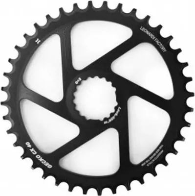 Produktbild von Leonardi Racing Gecko Cx / Gravel Cannondale Direct Mount Kettenblatt Schwarz 44t Schwarz 44t