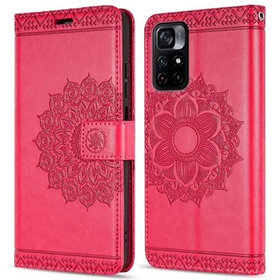 Produktbild von Hülle für Xiaomi Redmi Note 11s 5G / Poco M4 Pro 5G Handyhülle Handy Tasche Etui Rot