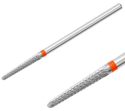 Produktbild von Hartmetallfräser Fräseraufsatz Bohrer Rundkegel Fein Schleifer Maniküre (roter Ring)