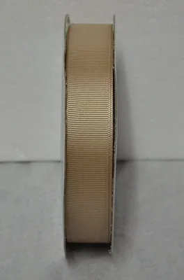 Grosgrain-Band, Beige, 10 mm x 50 m