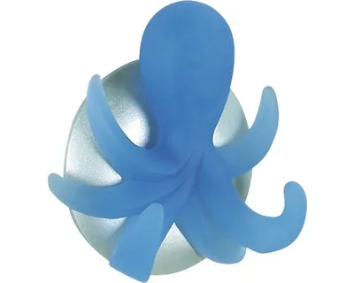 Produktbild von spirella Haken Octopus Blau selbstklebend