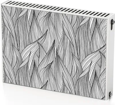 Produktbild von Blumen Umreißen – Magnetische Heizkörperabdeckung – 80x60 cm – Magnet Heizkörperabdeckung – 3D Würfel – Heizkörperverkleidung – Magnetische Wandverkleidung – Wetterfest