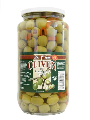 Immagine prodotto di Olive verdi alla paprika, 935 g