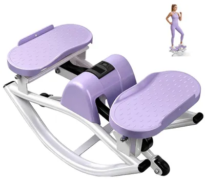Produktbild von Fitness Stepper für Zuhause, Heimtrainer mit LCD-Display Kalorienzähler , 8 Muskelgruppen Training, stabiler Heim-Stepper ohne Montage,