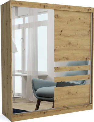 Produktbild von Moderner Schiebetürenschrank ERIC 160 cm (ARTISAN)