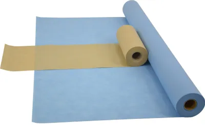 Produktbild von Sensalux Kombi-Set 1 Tischdeckenrolle 1m x 25m hellblau + Tischläufer 30cm beige
