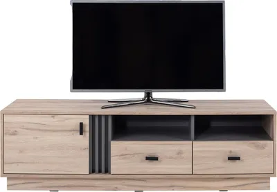 Produktbild von TV-Lowboard – TV-Schrank – TV-Ständer – TV-Tisch – ALLMO System – 155 cm – Sonoma Eiche – Modernes Design für Ihr Wohnzimmer