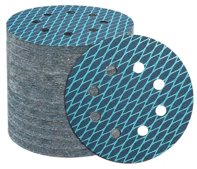 Produktbild von Schleifpapier 125mm Klett 80 Körnung Zirkonoxid 90 Stück