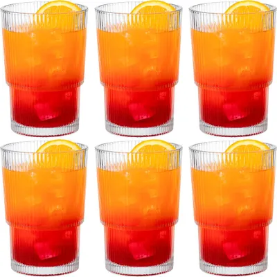 Produktbild von Florina Baltico Glas Ryflowany 420ml 6er Set