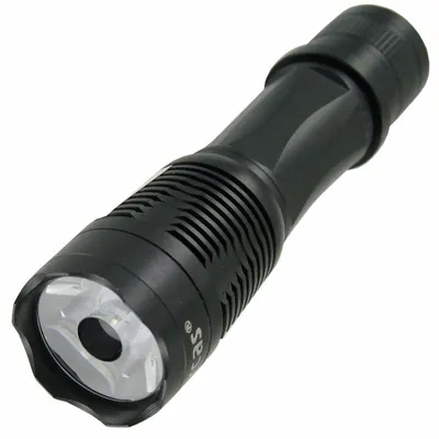 Produktbild von 1 Watt LED Taschenlampe schwarz inklusive Alkaline Batterie