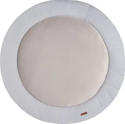 Produktbild von Baby's Only Krabbeldecke rund Classic - Silbergrau - Ø90 cm