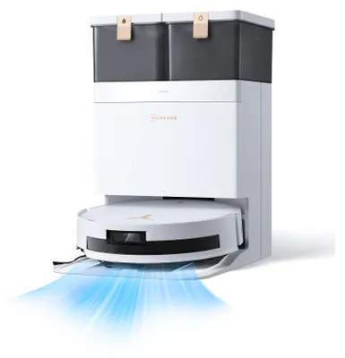 Produktbild von Ecovacs Deebot X5 Omni, Beutellos, Weiß, D-shape, WEIß, Staubbeutel, 67,9 dB