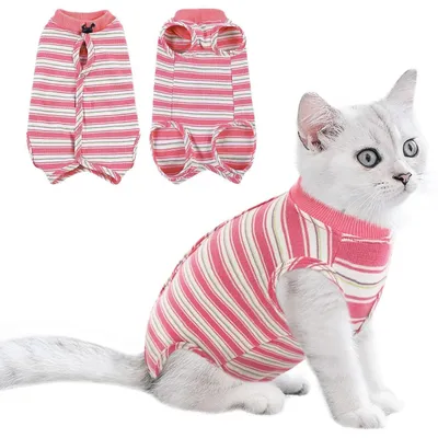 Productafbeelding van Kattenlichaam, roze, maat L, geschikt voor na een operatie