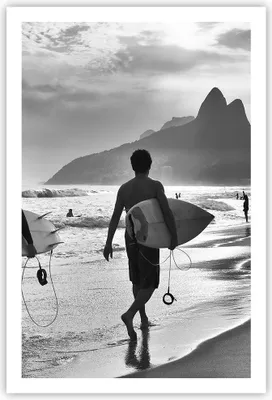 Produktbild von Poster - Poster ohne Rahmen - Meer Welle Surfen - 61x91,5 cm - Wand Bild - Wanddeko - Wandbilder - Kunstposter - Wandposter - Bilder - Kunstdruck - Wanddekoration - Wandbild - P2XPA61x91-3745