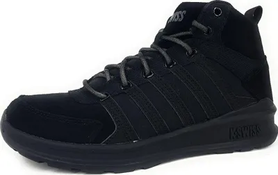Image de K-Swiss Vista Trainer Mid WNT Herrenschuhe Für lose Einlagen sportlicher Schnürer Schwarz Freizeit