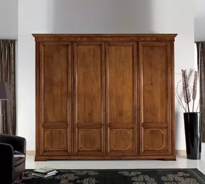 Produktbild von Schlafzimmer Schrank Holz Italienischer Möbel Schränke Kleiderschrank