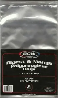 Produktbild von BCW Digest & Manga Bags (100 ct.)