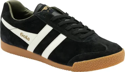 Produktbild von Gola Harrier Suede black sportlicher Schnürer Schwarz in Gr. 45