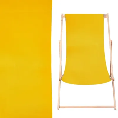 Image de Lot de 2 chaises longues de plage de rechange - Toile pliante pour l'extérieur