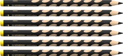 Produktbild von STABILO Ergonomischer Buntstift für Linkshänder -  EASYcolors - Einzelstift - schwarz schwarz