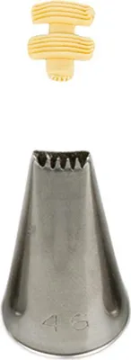 Produktbild von Flache Gebäckdekorationsspitze 46